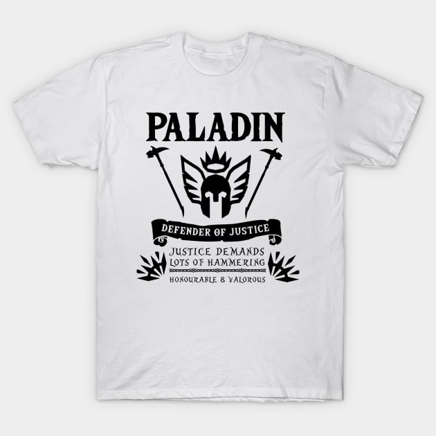 Paladin T-Shirt by yukiotanaka